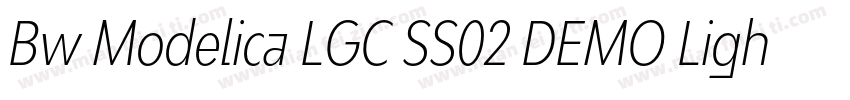 Bw Modelica LGC SS02 DEMO Light字体转换